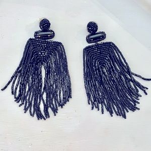 Anthropologie sparkly large earrings deepa gurnani